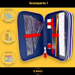 Spiderman - Astuccio Completo - 3 Zip