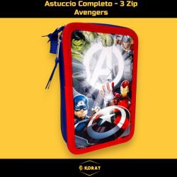 Avengers - Astuccio Completo - 3 Zip