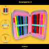 Principesse Disney - Astuccio Completo - 3 Zip