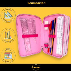 Principesse Disney - Astuccio Completo - 3 Zip