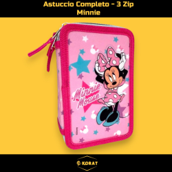 Minnie - Astuccio Completo - 3 Zip