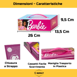 Barbie - Valigetta Colori - 52 Pezzi