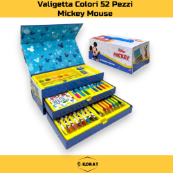 Mickey Mouse - Valigetta Colori - 52 Pezzi