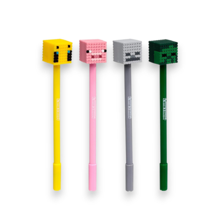 Puckator - Penna con Gomma - Minecraft