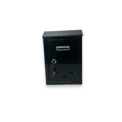 Cassetta per posta 27x18.5x6.5 - NERO