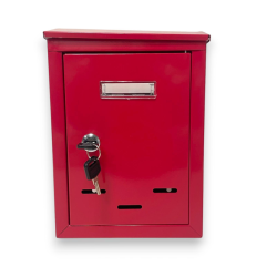 Cassetta per posta 27x18.5x6.5 - ROSSO