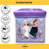 Pouf Contenitore in Tessuto Pieghevole - 30x30x30 cm - Frozen