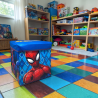 Pouf Contenitore in Tessuto Pieghevole - 30x30x30 cm - Spiderman