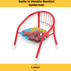 Sedia Bambini - 36x34x36 cm - Spiderman