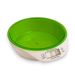 Innoliving - Bilancia Digitale da Cucina - Plastica -  Con Ciotola Ver