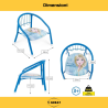 Sedia Bambini - 36x34x36 cm - Frozen