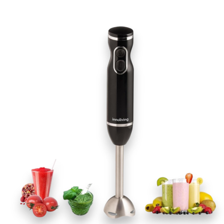 Innoliving - Frullatore ad Immersione - Gambo in Acciaio - 400W