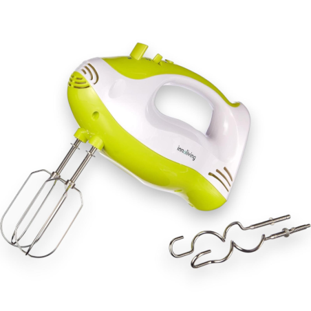 Innoliving - Sbattitore Elettrico con 4 Fruste - in Acciaio - Senza Fi