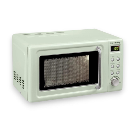 Innoliving - Forno a Microonde - 20 LT - 700 W - Vintage Verde