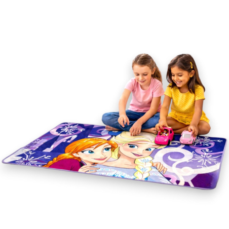 Tappeto da Gioco Bambini 120x80 cm Antiscivolo Gommato – Frozen