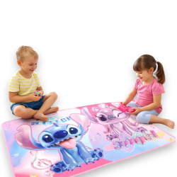 Tappeto da Gioco Bambini 120x80 cm Antiscivolo Gommato – Stitch&Angel