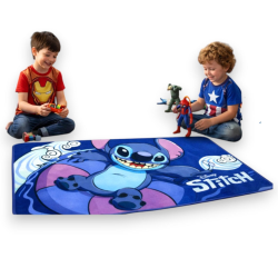 Tappeto da Gioco Bambini 120x80 cm Antiscivolo Gommato – Stitch