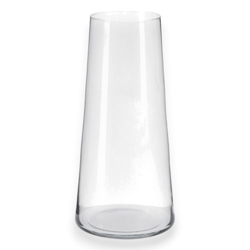Star - Vaso Conico in Vetro - 18x18x42 Cm