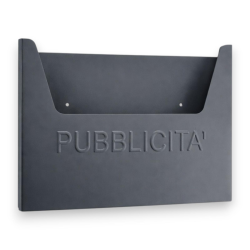Cassetta Pubblicità - Antracite - 35,5x8x25,5 cm