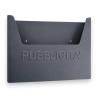 Cassetta Pubblicità - Antracite - 35,5x8x25,5 cm