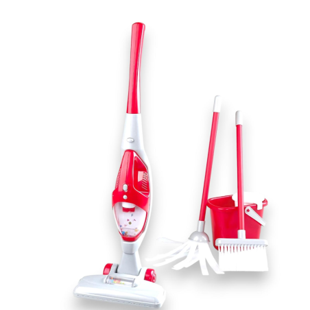 Teorema - Set Pulizie con Scopa Elettrica - Luci e Suoni - 66 cm
