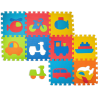 Teorema - Tappeto Puzzle Bambini - 9 Pezzi - 32x32 cm - Veicoli