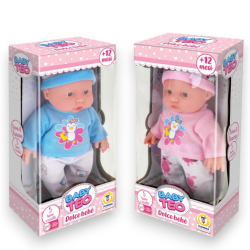 Baby Teo - Bambolotto con Suoni - Modello Maschio o Femmina - 24 cm