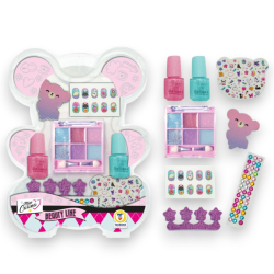 Miss Carina - Trousse Makeup e Sticker - Forma di Orsetto - 19 cm