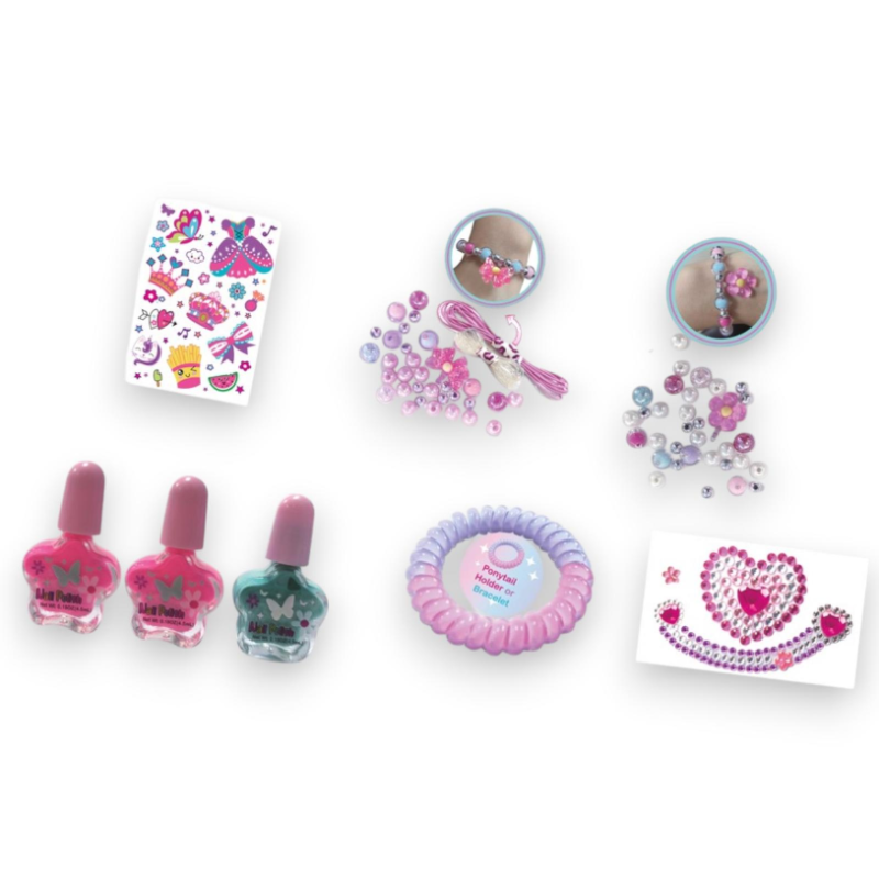 Miss Carina - Set di Tattoo Nails & Gioielli