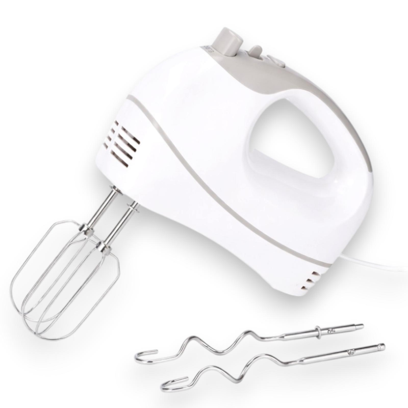 Sbattitore Elettrico 200W con 5 Velocità e 4 Fruste – Compatto e Poten
