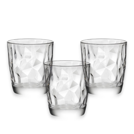 Bormioli - Set 3 Bicchieri - Diamond - 30,5 CL