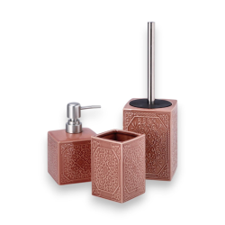 Set 3 Accessori Bagno in Ceramica – Eleganza e Funzionalità per il Tuo