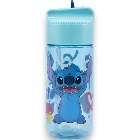 Borraccia in Plastica con Beccuccio - 430 Ml - Stitch