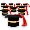 Portaconfetti Laurea a Forma di Cappello – Set 12 Bomboniere Eleganti 