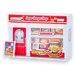 I-TOTAL - Mini Shop - Super Burger Shop - 11x4x8 Cm