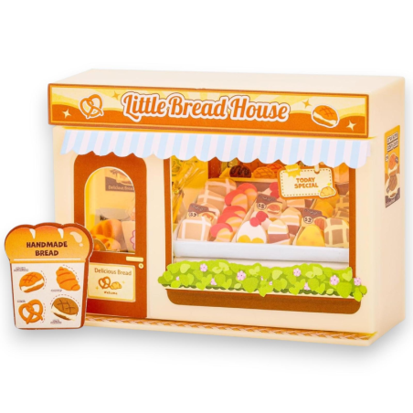 I-TOTAL - Mini Shop - Little Bread House - 11x4x8 Cm