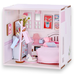 I-TOTAL - Mini House - Dreaming Time - 11x8x11 Cm
