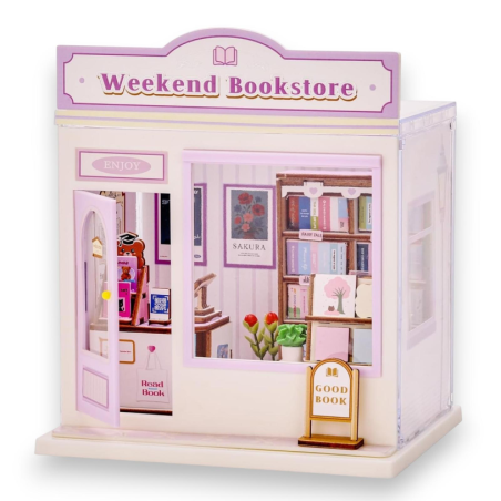 I-TOTAL - Mini Shop - Weekend Bookstore - 18x14x20 Cm