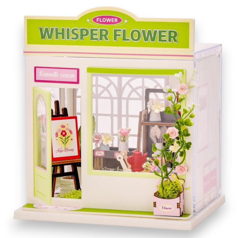 I-TOTAL - Mini Shop - Whisper Flower - 18x14x20 Cm