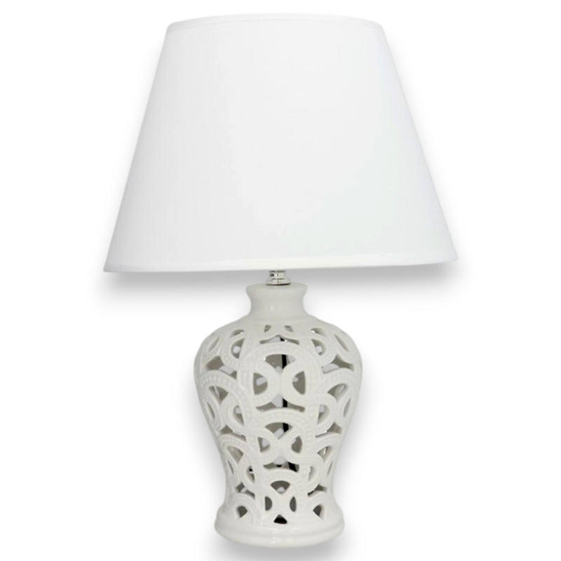 Lampada Armonia Sagomata in Ceramica- 13x13x40,5 cm