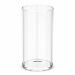 Vaso Fiori in Vetro - 12x12x35 cm 