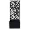 Fioriere in Ferro dal Design Floreale Elegante - 30x22x H. 80 cm