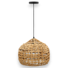 Lampadario in Corda Intrecciata Boho - 35x35x31 cm - Diamante