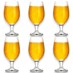 6 Bicchieri Birra - Belga - 500 ml - 9x18 Cm