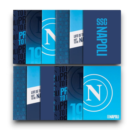 Colourbook - Maxi Quaderno - SSC Napoli - 100 Gr - Rigo Q - A4 - 72 FF