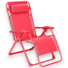 Sedia Sdraio Pieghevole Con Cuscino  - Cordonata - 65x90x110 Cm - Ross