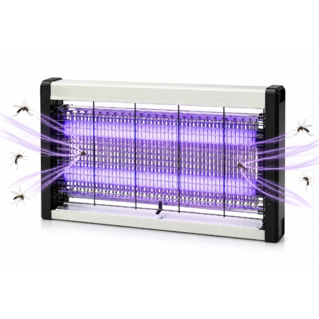 Lampada Led Zanzara Killer - 47,5x6x24 Cm -2x5 W