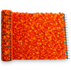 Siepe Artificiale - 1x3 MT - Foglie Arancio
