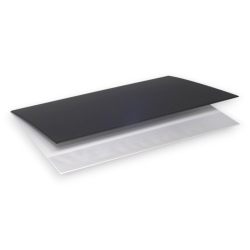 Orna - Sottomano in Ecopelle - 50x35 Cm - Nero