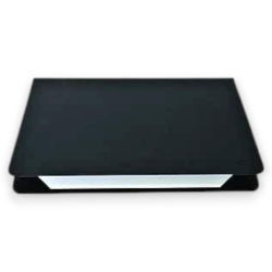 Orna - Sottomano Doppio in Ecopelle - 50x35 Cm - Nero